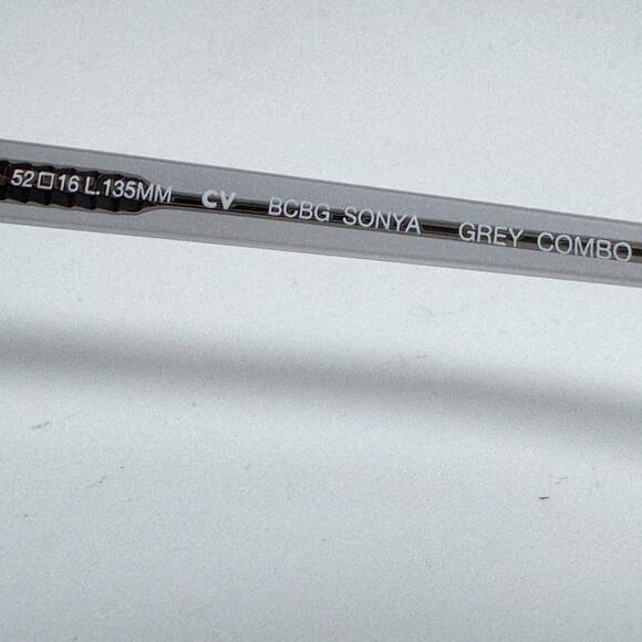 BCBGMAXAZRIA SONYA Grey Combo EYEGLASSES FRAME 52-15-135mm H17674 - Picture 6 of 7